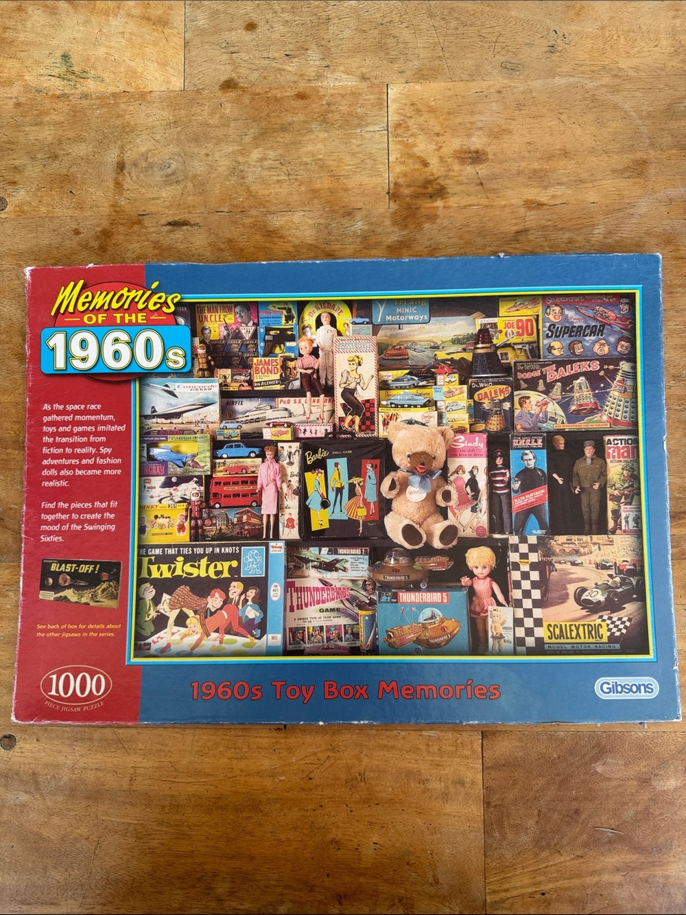 Gibson 1960s Toy Box Memories Puzzle 1000 Pc *Used w/out box